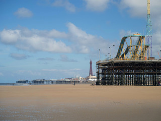 Blackpool beach
