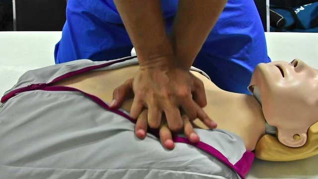male nurse CPR training 