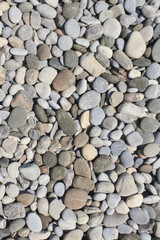 Pebble stone background. Gravel wallpaper
