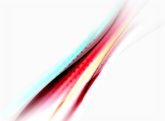 Shiny blurred line waves