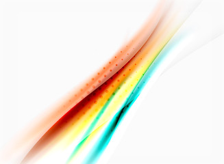 Shiny blurred line waves