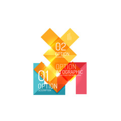 Abstract background, geometric infographic option templates