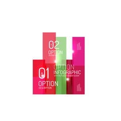 Vector business infographics, option select