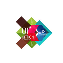 Vector business infographics, option select
