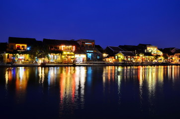 Fototapeta na wymiar Hoi An old town. Hoi An is a popular tourist destination of Asia. Hoian is recognized as a World Heritage Site by UNESCO