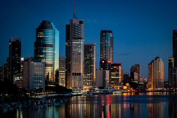 Fototapeta na wymiar 5am in Brisbane, Australia