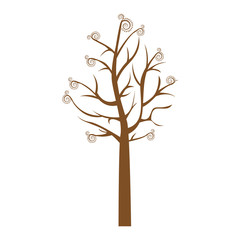 naked, tree icon image vector illustration design 