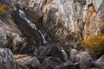 Crows Nest Falls and creek in Crows Nest Falls National Park, Oxenford.
