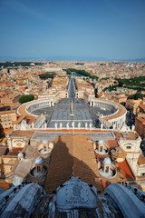 Fototapeta premium Rome city panoramic view