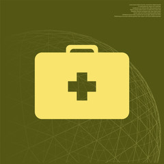 First aid vector icon