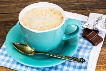 Cup of Coffee in Retro Vintage Style