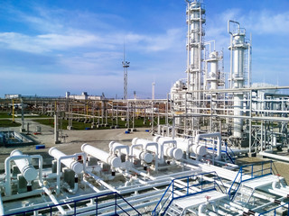 The oil refinery