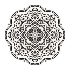Bohemian Indian Mandala print.