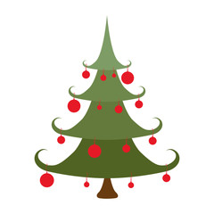 christmas tree icon image vector illustration design 