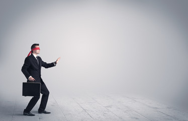 Fototapeta premium Businessman with blindfolds