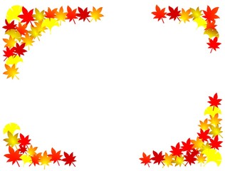 紅葉（小）四隅　フレーム