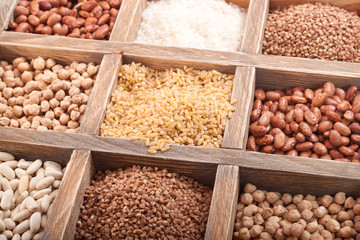 Fototapeta premium Cereals and legumes