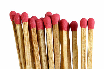 Match isolated on white background