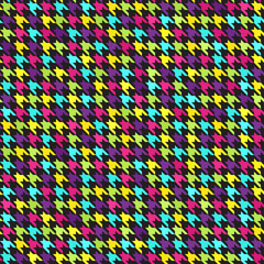 Houndstooth pattern. Seamless vector background