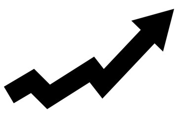 Arrow graph going up