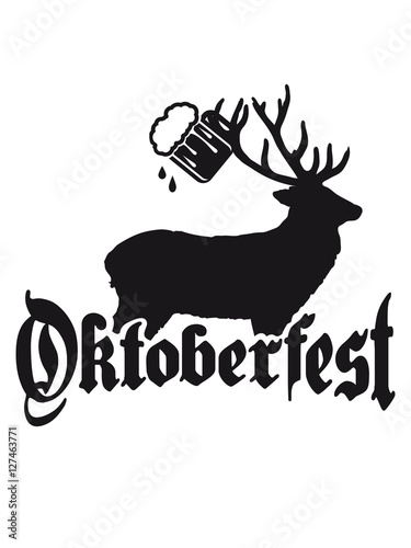 Text Lettering Drunk Drinking Drinking Jug Stag Antlers Shirt