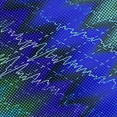 brain wave on electroencephalogram, EEG for epilepsy, illustration