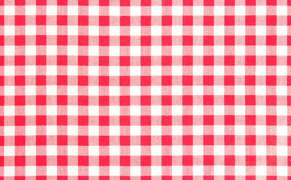 Red picnic cloth background. Stock Photo | Adobe Stock