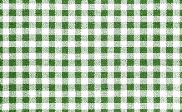 Fototapeta Green picnic cloth background.