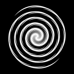 Design monochrome illusion background