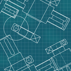 Mechanical Engineering drawing.