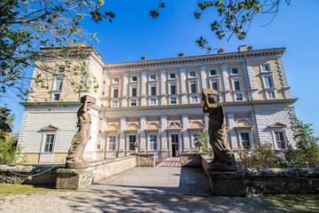 The Villa Farnese in Caprarola, italy