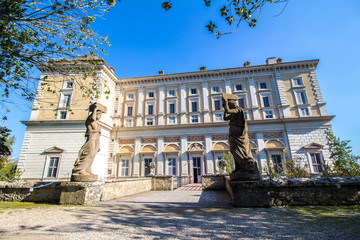 The Villa Farnese in Caprarola, italy