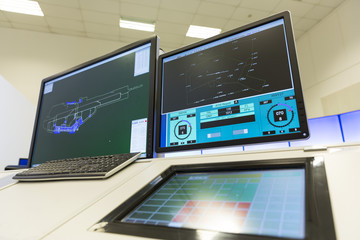 Air traffic control monitors