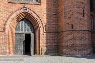 Entrance to Cathedral in Pelplin -  Poland