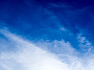 Obraz premium Blue sky with cloud,cirus