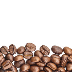 Naklejka premium Roasted coffee beans