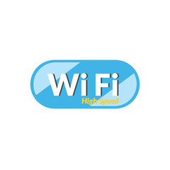 High speed WiFi icon is basic vector icon, EPS10