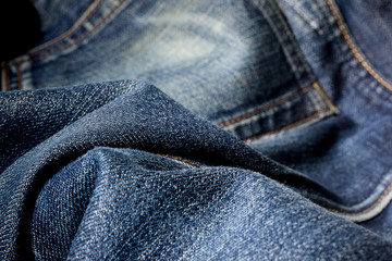 Naklejka premium jeans closeup