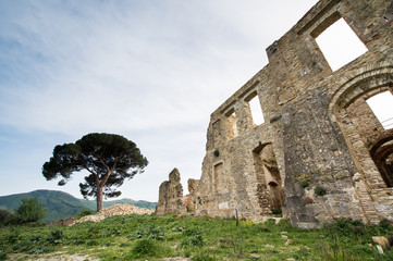 small village of Roman times, Italy