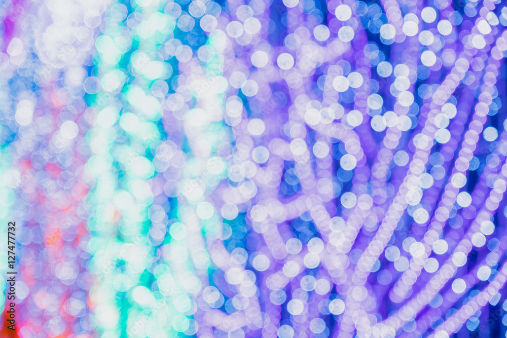 Poster blurred background, abstract colorful bokeh light shape.