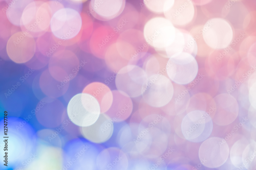 Aufkleber blurred background, abstract colorful bokeh light shape