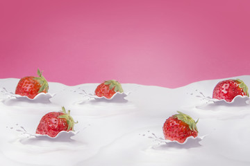 strawberry and milk 