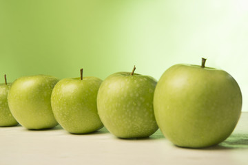 green apples