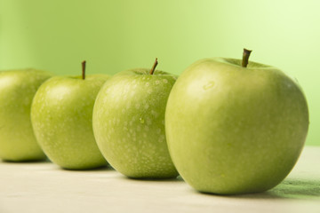 green apples