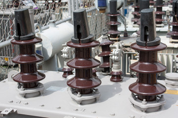 transformer in outdoor warehouse