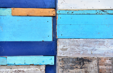 Closeup of colorful wooden background