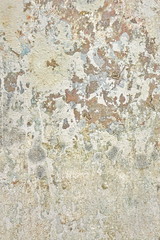 Fototapeta premium Peel Off Plastered Wall. Cracked White Gray Vertical Texture Bac