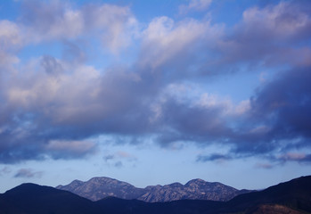 Obraz premium Stratocumulus, Tivat, Montenegro.