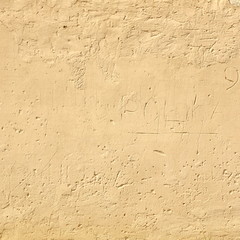 Grungy Yellow Cracked  Plaster Old Wall Frame Square Background