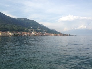 Gardasee, Blick aus Bucht von Salo